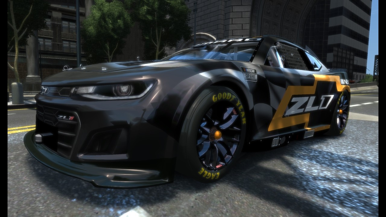 GRAND THEFT AUTO IV NASCAR NEXT GEN 7 CHEVROLET CAMRO ZL1 CRASH TESTING HD