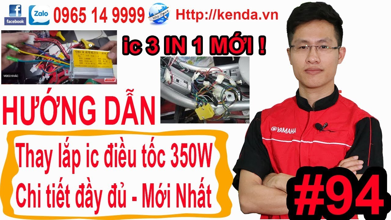 Cách thay lắp ic điều tốc 350W Chi tiết - Đầy Đủ. IC 3 IN 1 Mới Nhất !