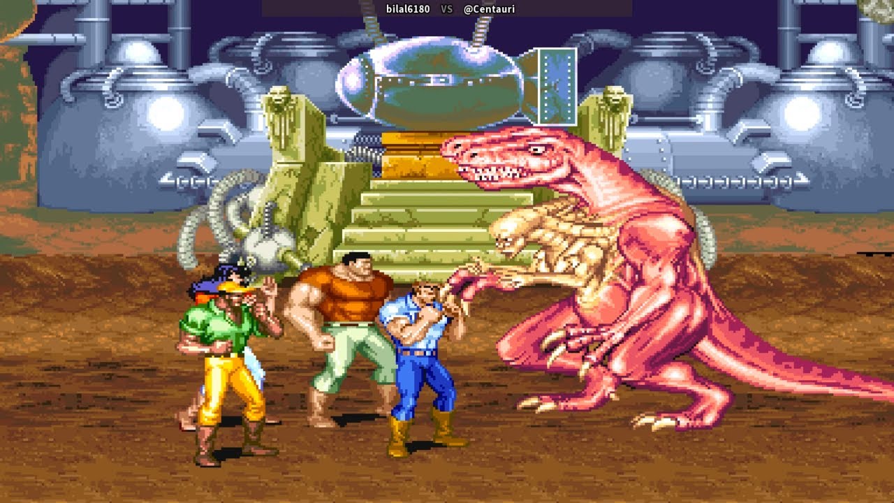 Cadillacs and Dinosaurs キャディラックス ムスタファ ノーミスクリア Mess & Jack 2 players 1 credit gameplay 15.02.2022