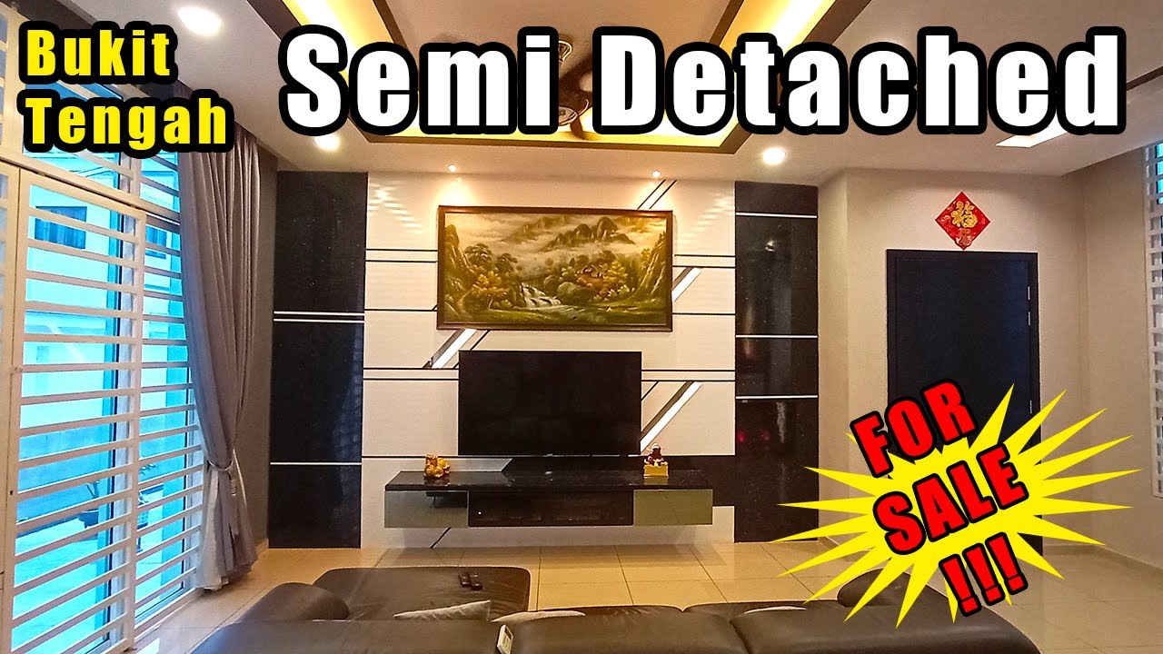 Penang  Bukit Tengah Double Storey Semi Detached (Renovated and Furnished) #forsale