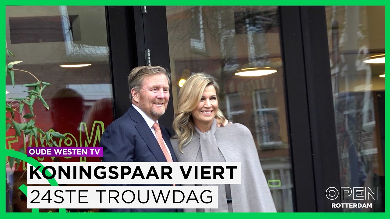 Koningspaar viert 24ste trouwdag in het Wijkpaleis | OUDE WESTEN TV | Afl. 459