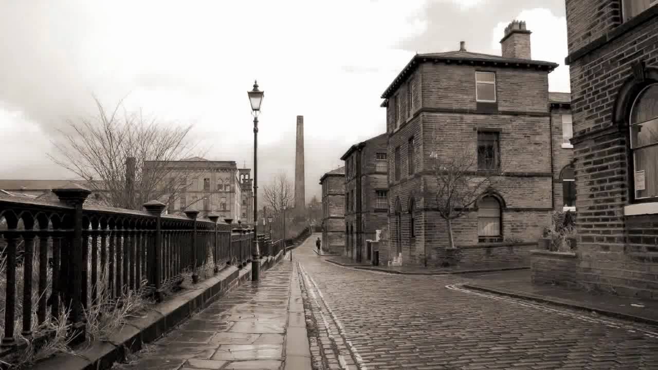 Saltaire  Victorian village -  Bradford, Yorkshire, England. UNESCO World Heritage Site