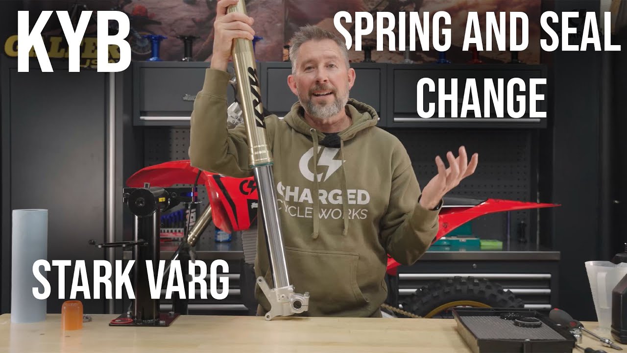 KYB Spring and Seal Change on your Stark Varg!