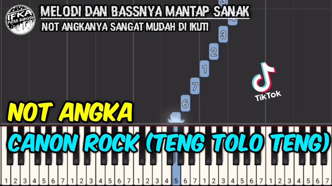 DJ CANON ROCK VERSI TENG TOLO TENG VIRAL TIK TOK | NOT ANGKA PALING MUDAH (IPB REMIX)