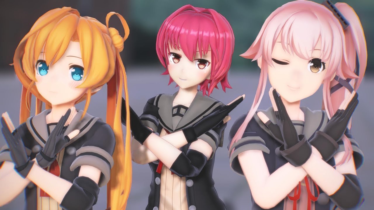 【MMD艦これ】 だいじょばない 【鬼怒改二 & 阿武隈改二 & 由良改二】