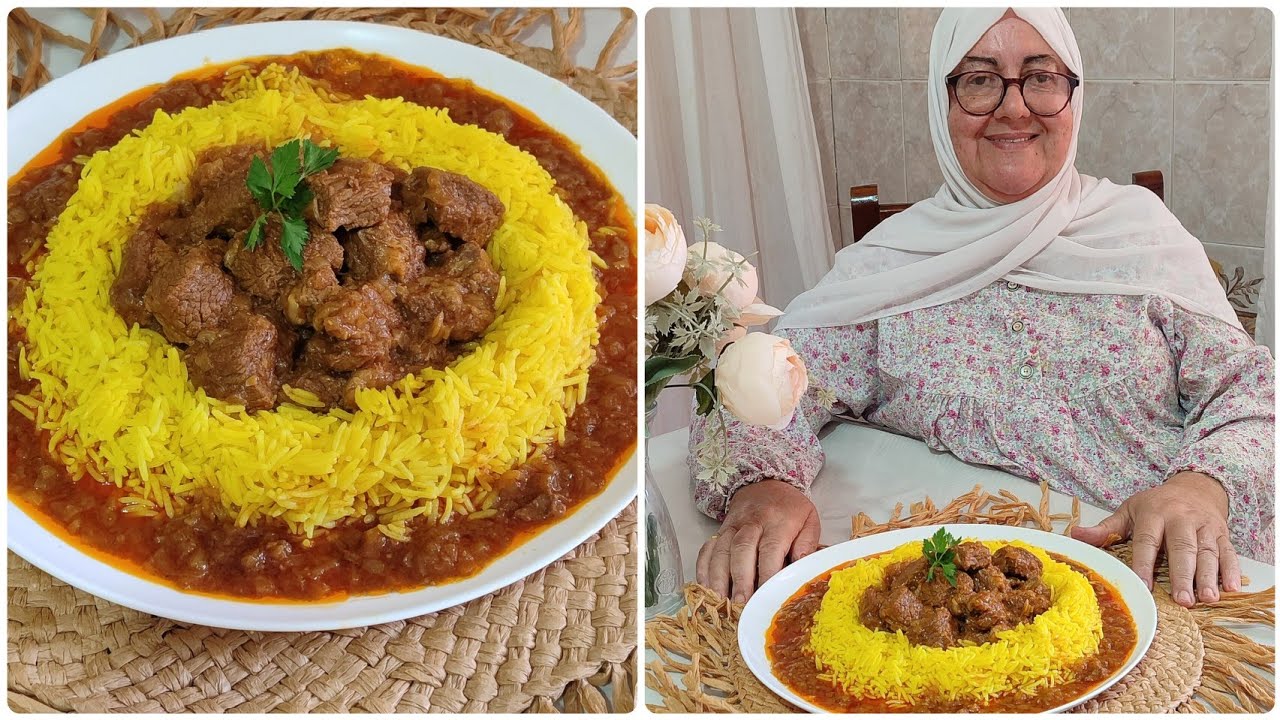 ارز باللحم في الكوكوط يجي طايب زبدة وبزاف بزاف بنين هاد الوصفة خبوها فعينكم للعيد الاضحى