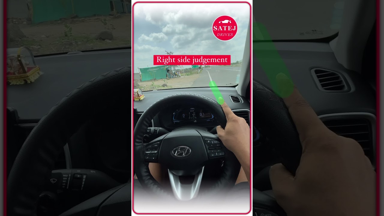 Right Side Judgement for Cars | Very simple Trick | Learn Driving