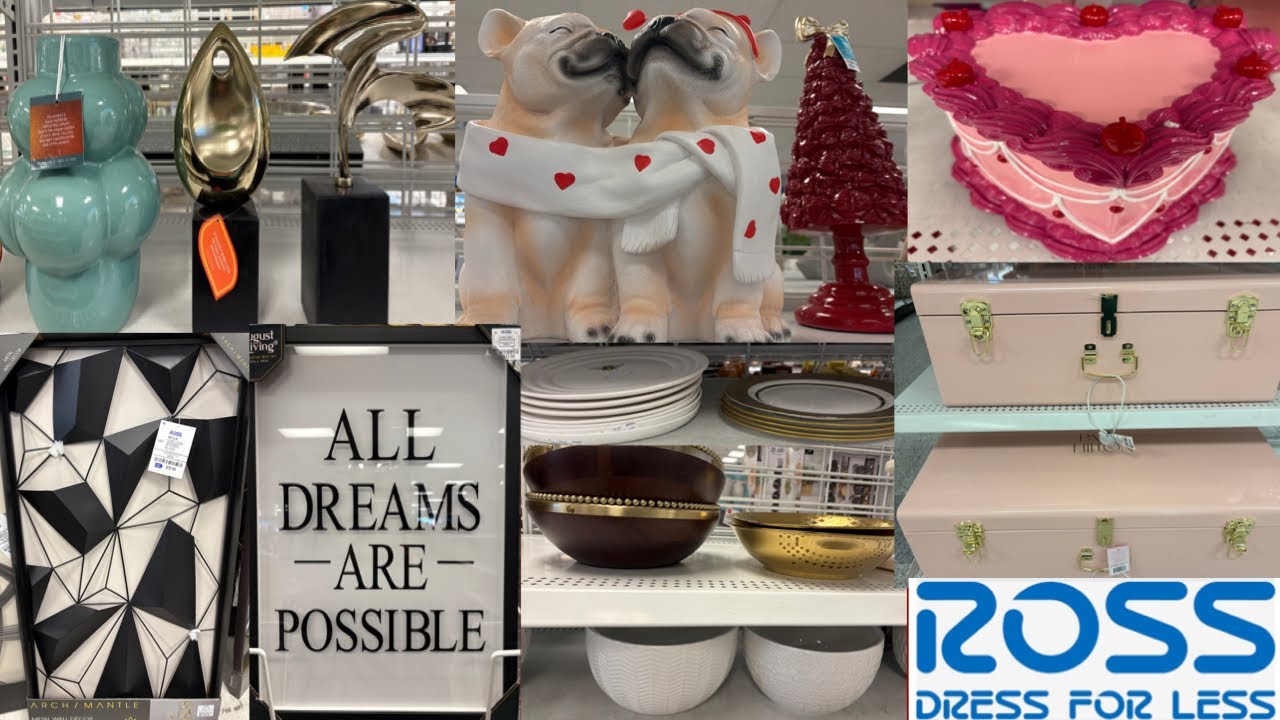 NEW FINDS AT ROSS  | VALENTINES SHOPPING ( Decorative pieces Furnitures Wall arts & Dinnerware)