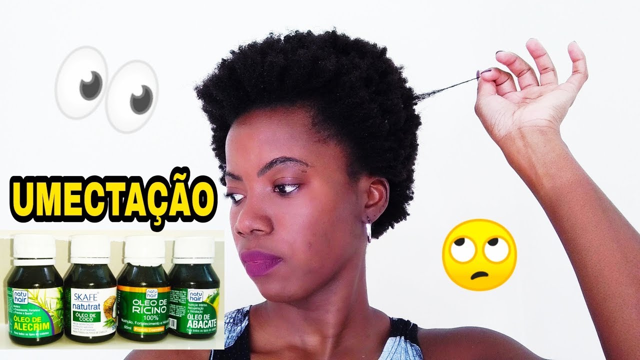 UMECTAÇÃO CAPILAR NOS CABELOS CRESPOS RESSECADOS