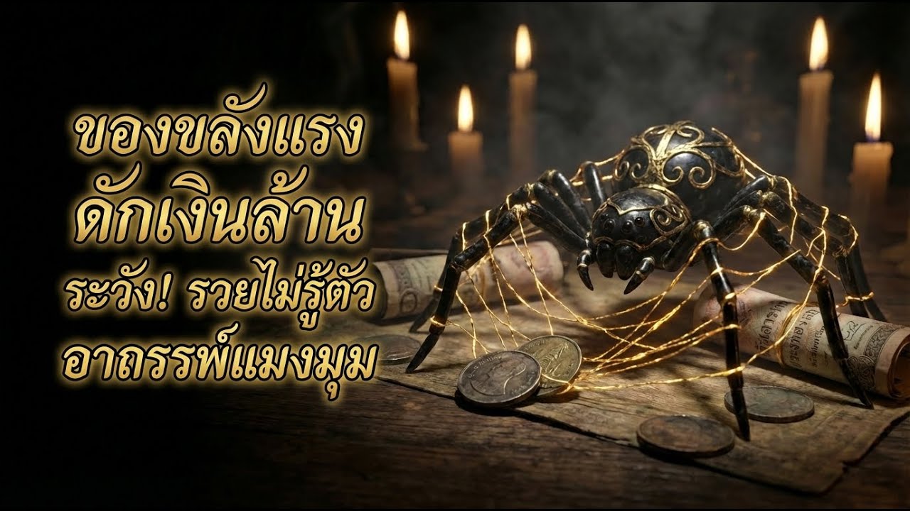ตำนานแมงมุมดำ ที่ดึงดูดความร่ำรวย ถ้าคิดจะเก็บต้องเตรียมตัว | เรื่องเล่ามาฟังดิ