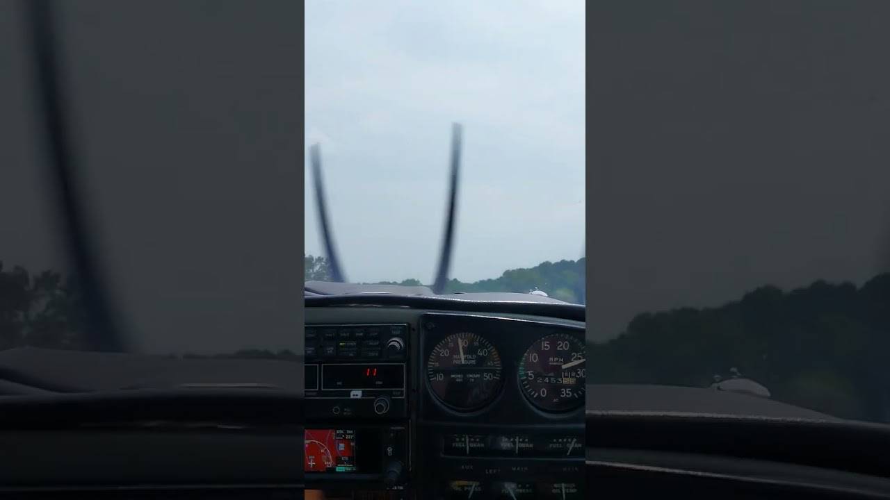 Takeoff from runway 22 Goose Creek Airport