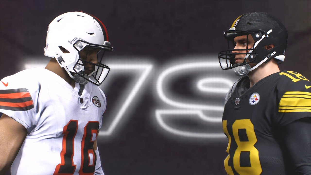 Madden NFL 25 - Cleveland Browns (Dillion Gabriel) Vs Pittsburgh Steelers (Will Howard) PS5
