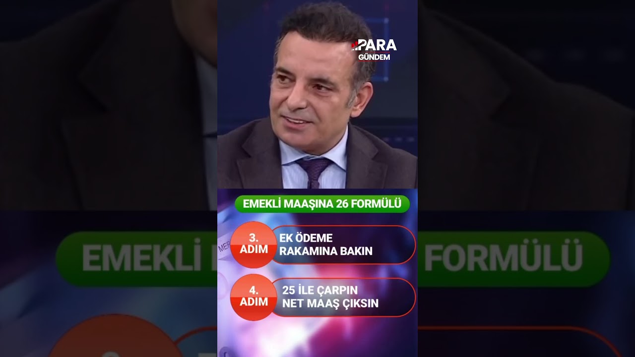 EMEKLİYE YENİ MAAŞ REHBERİ! FARUK ERDEM EMEKLİ MAAŞINA 26 FORM&Uuml;L&Uuml; A&Ccedil;IKLADI #emekli #shorts