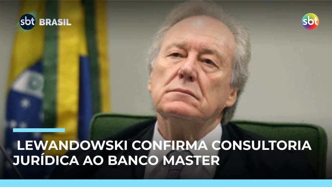 Lewandowski confirma ter dado consultoria ao Banco Master antes de assumir ministério | #SBTBrasil