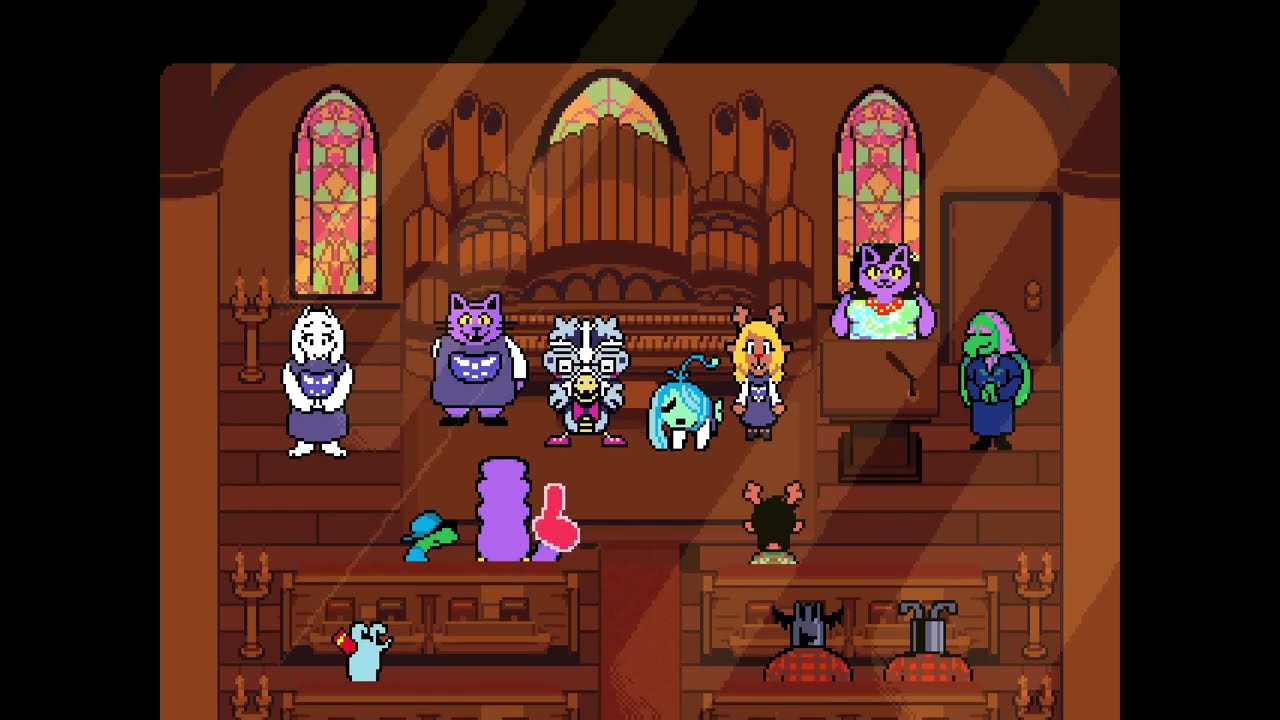 Deltarune Chapter 4 - Full Pacifist Playthrough (NO COMMENTARY)