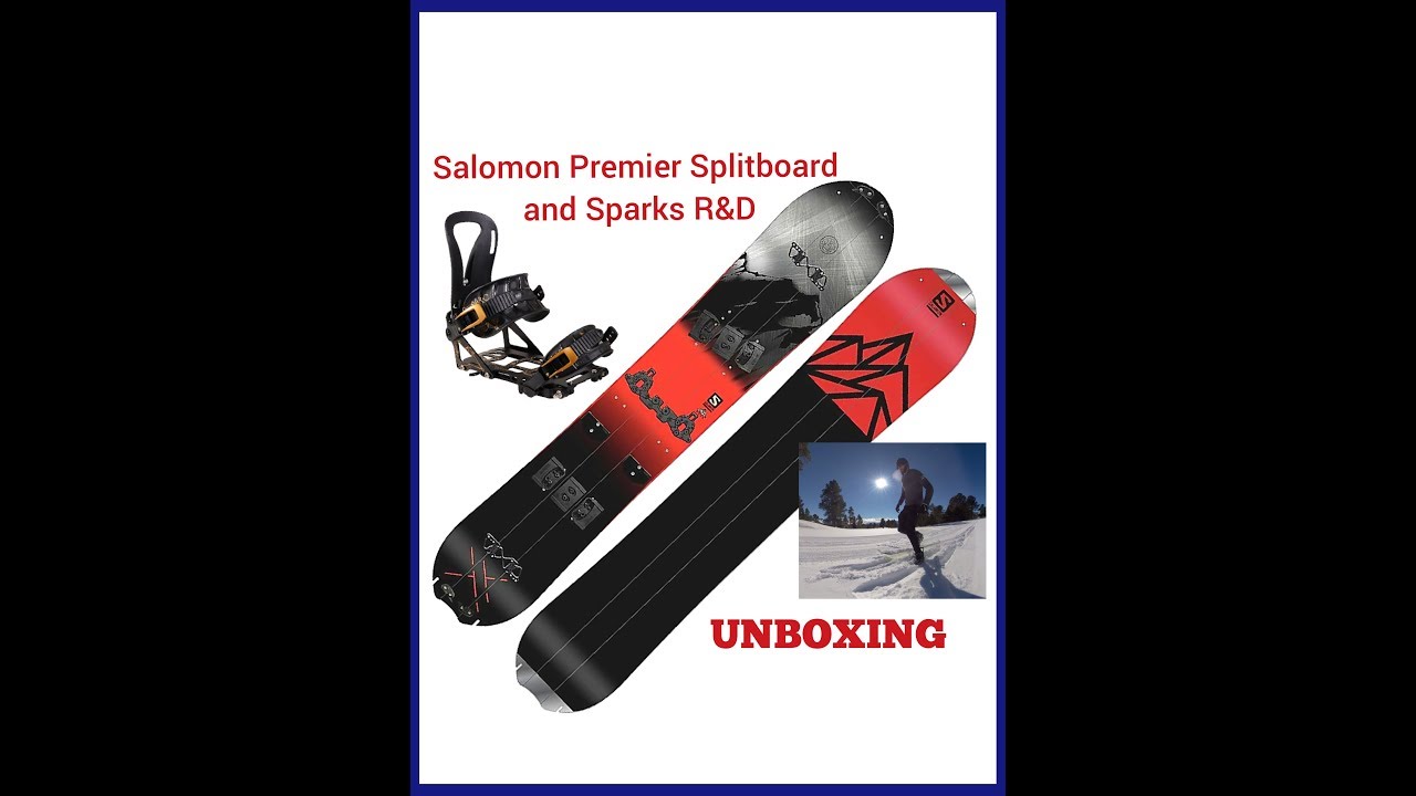 Splitboard kit UNBOXING Salomon Premier and Sparks R&D bindings.
