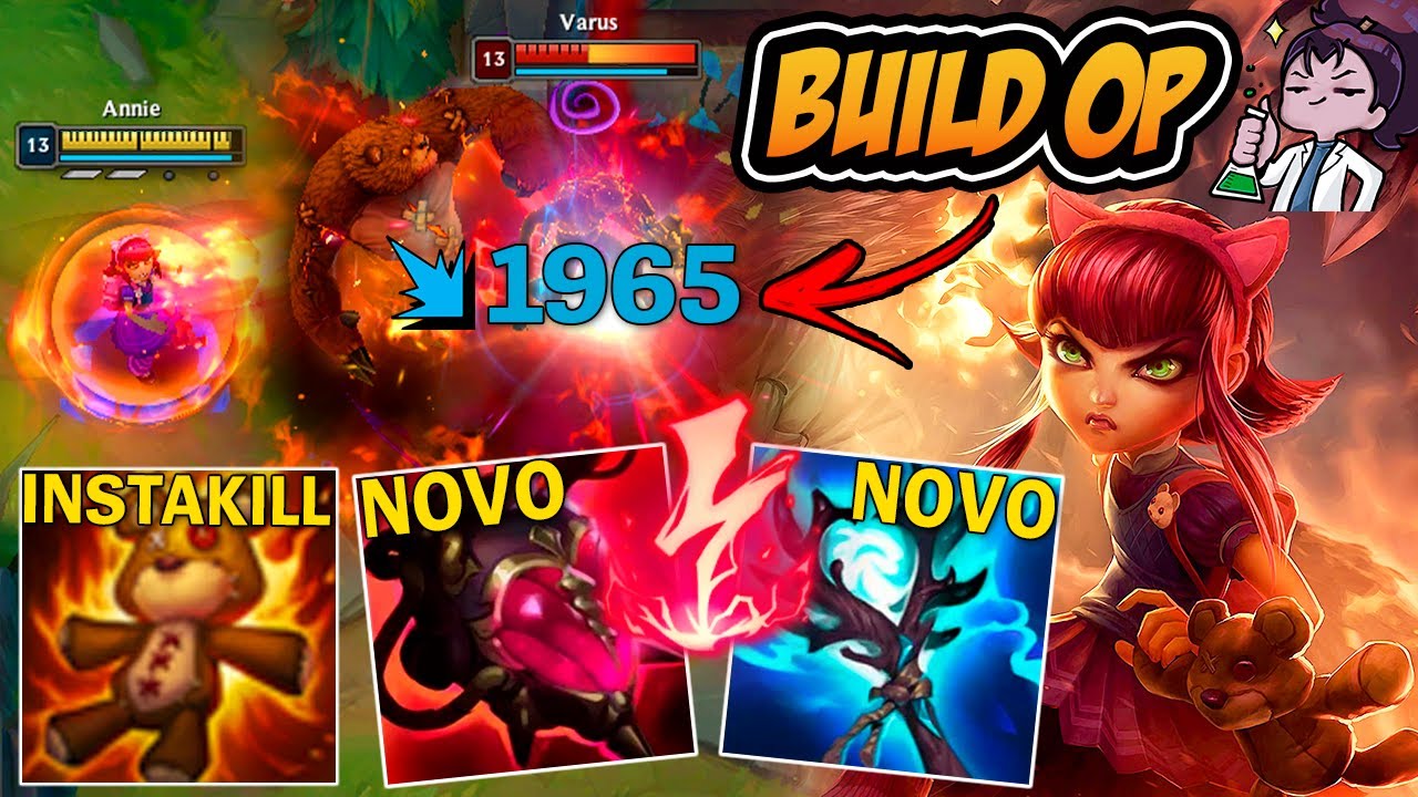 ANNIE FULL AP TEM O MELHOR INSTAKILL DO JOGO *build op* - LEAGUE OF LEGENDS