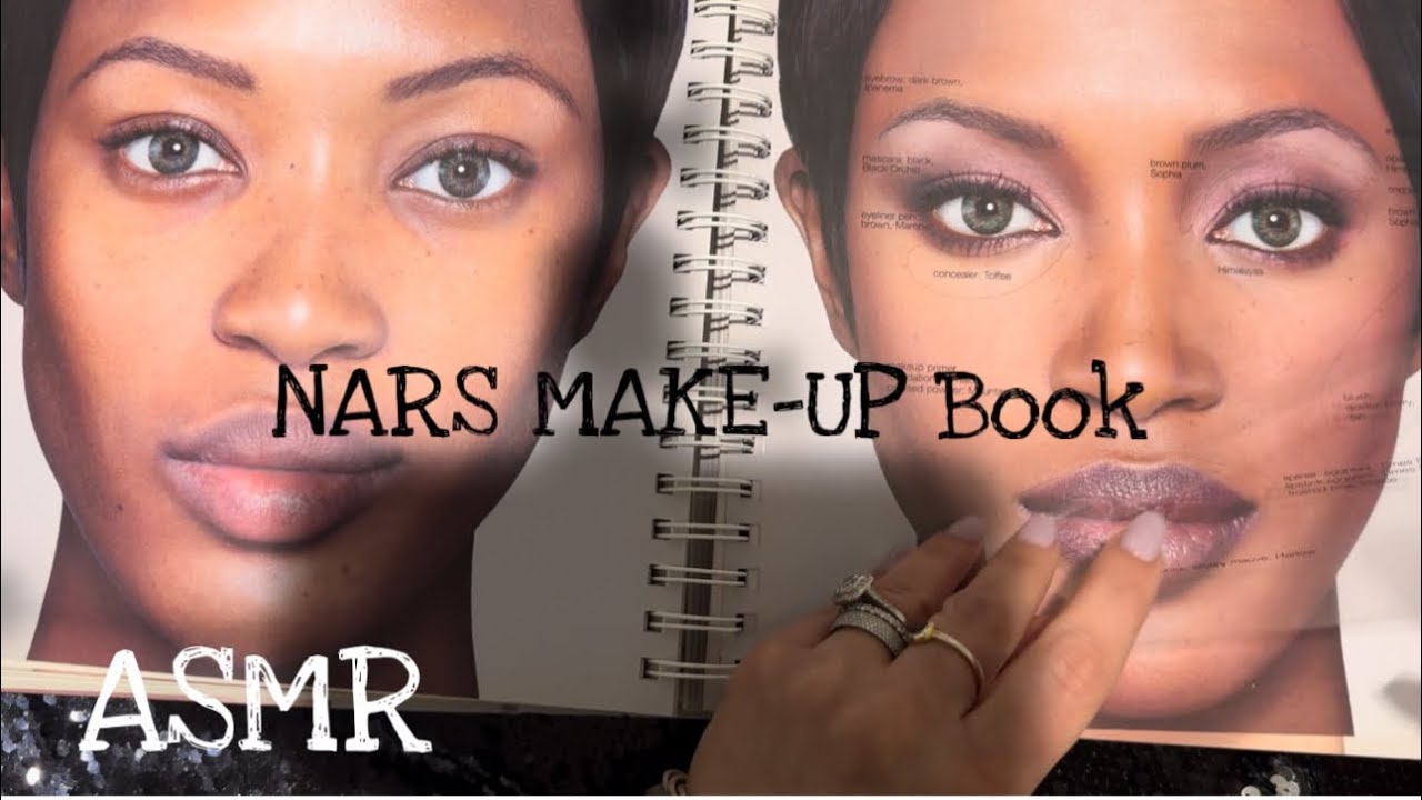 ASMR: NARS Make-up book flip thru 2001