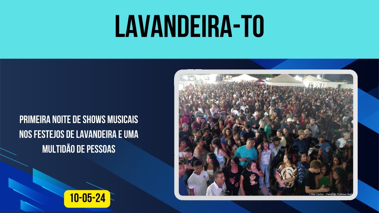 GUILHERME SILVA ANIMA O PRIMEIRO DIA DE SHOWS MUSICAIS NOS FESTEJOS DE LAVANDEIRA 2024