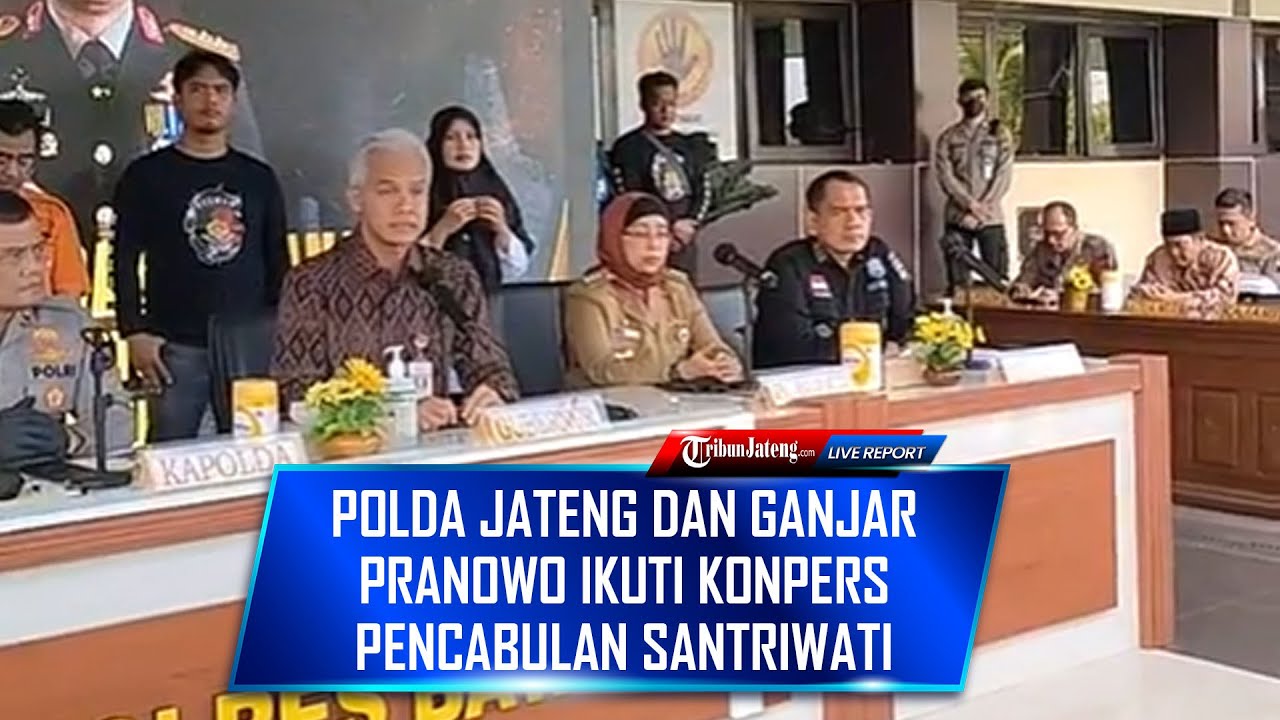 🔴 LIVE Ganjar dan Kapolda Jateng Ikuti Konpers Pencabulan Santriwati Oleh Pengasuh Ponpes di Batang