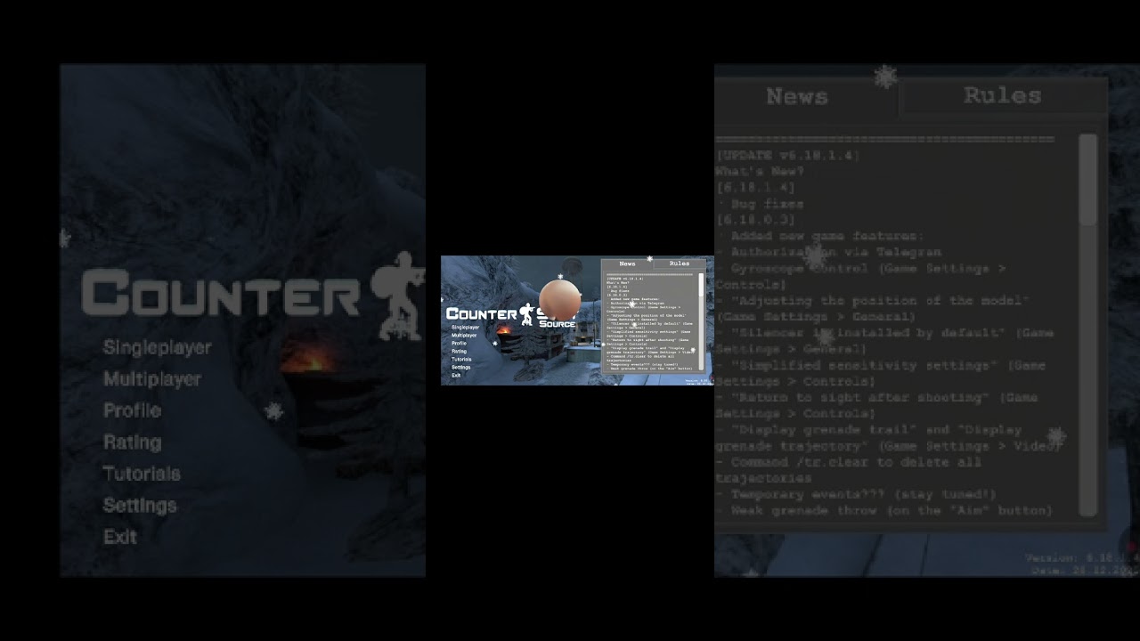 Playing counter strike source