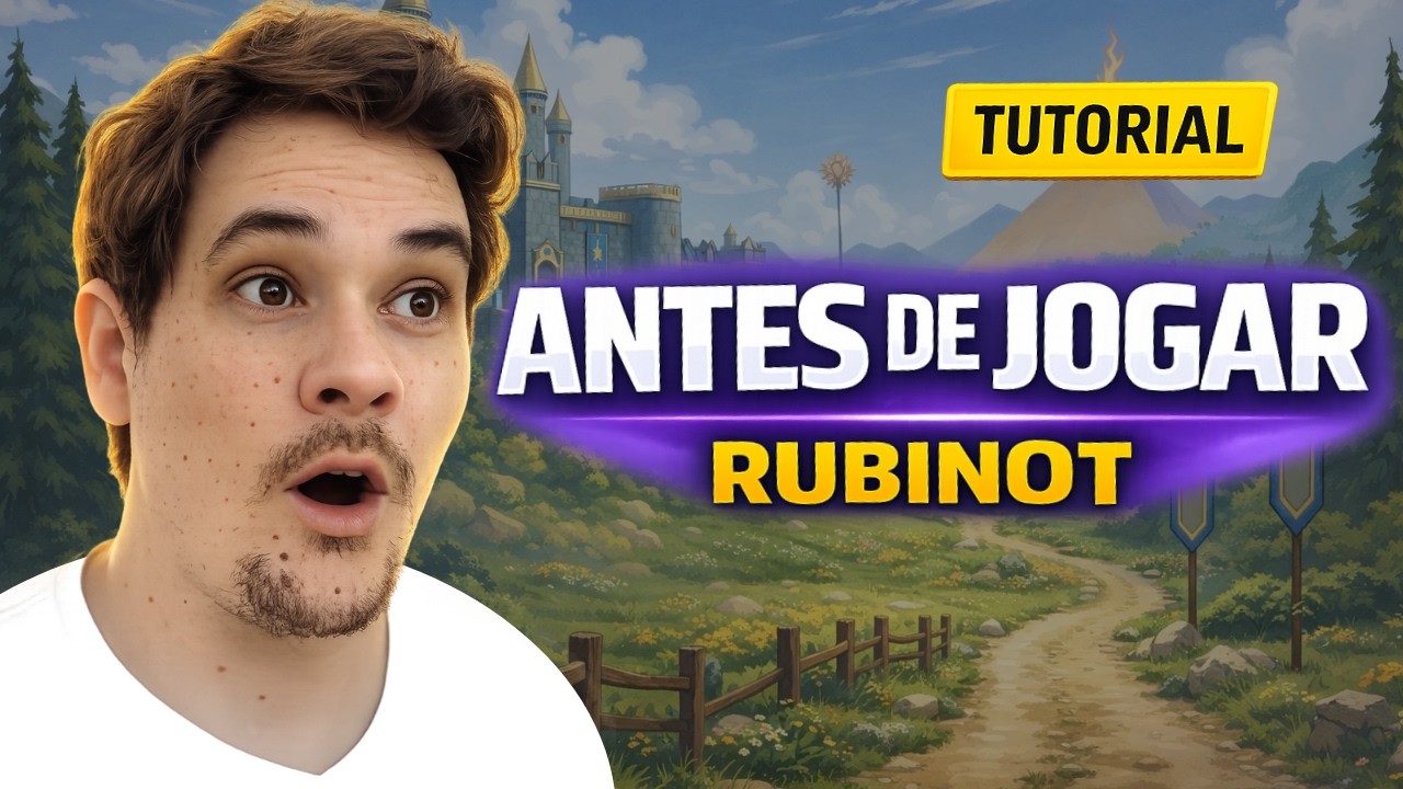 DO ZERO NO RUBINOT 🔥 Criando Conta, Personagem e Começando CERTO (EP.01)