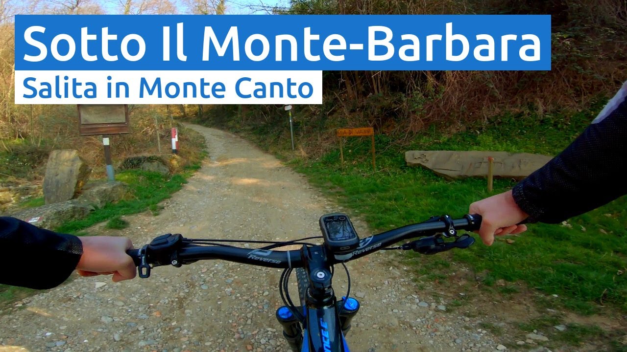 Monte Canto: Salita Sotto il Monte, Santa Barbara - MTB Bergamo