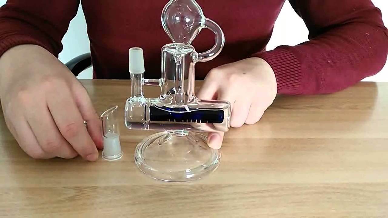 New recycler bongs Recycled Glass water pipes Glass bongs Glass oil rig dabbers