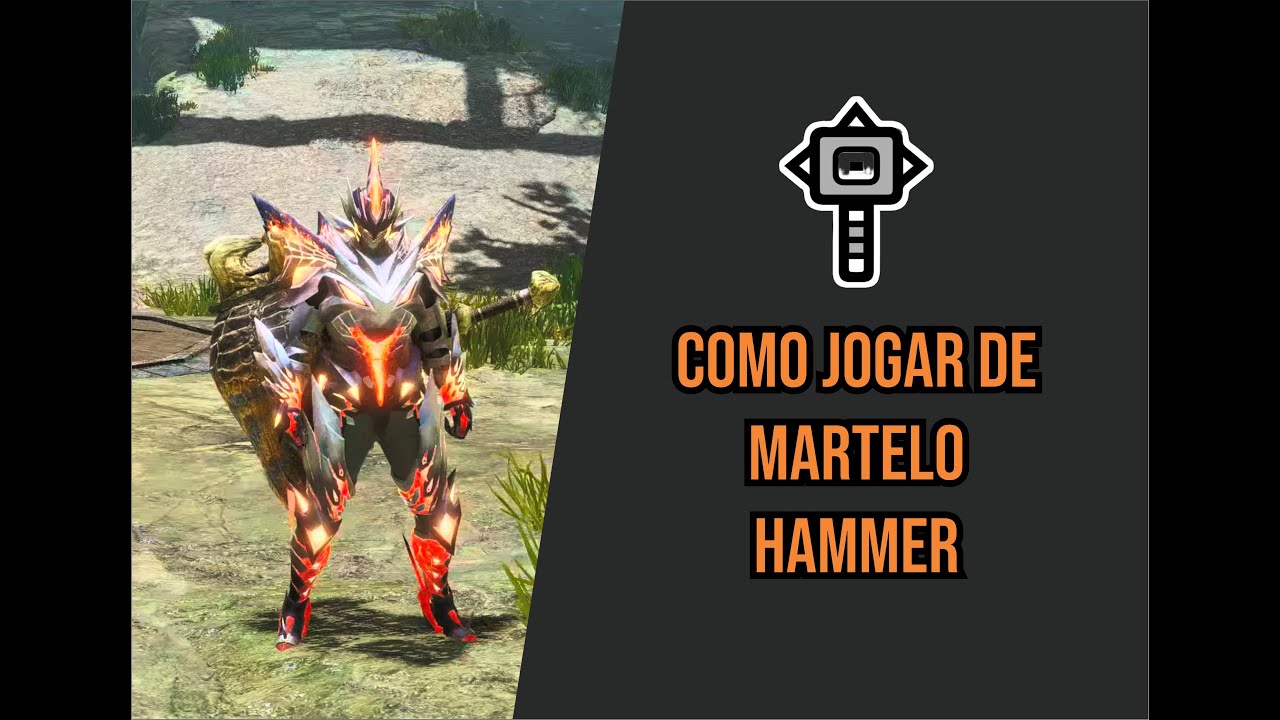 MONSTER HUNTER RISE - GUIA Como Jogar de MARTELO/HAMMER GUIDE