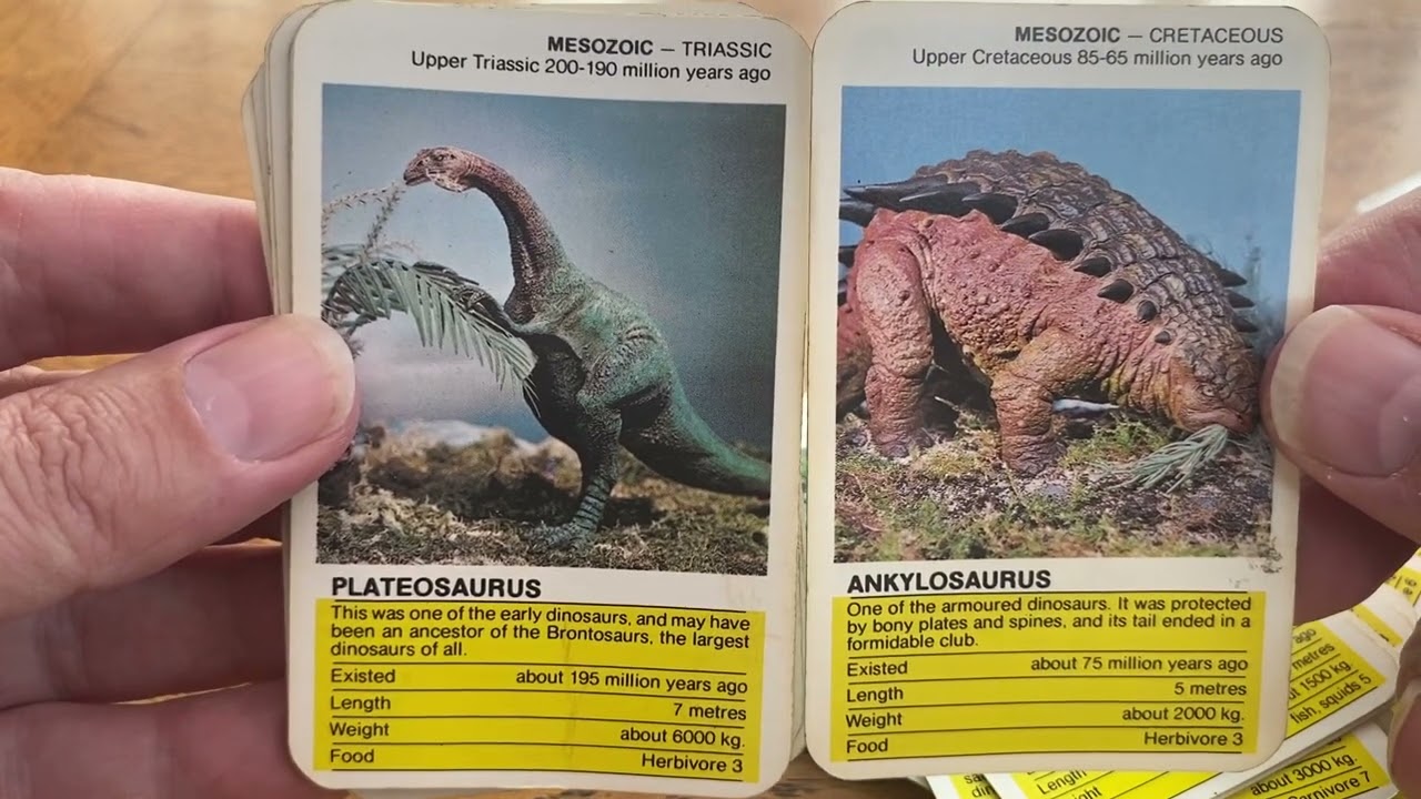 Top Trumps | Retro Prehistoric Monsters / Dinosaurs