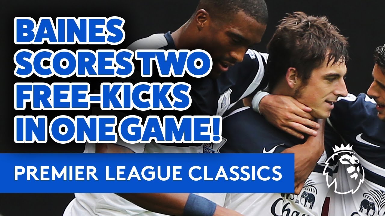 BAINES SCORES TWO FREE-KICKS IN THE SAME GAME! | PREMIER LEAGUE CLASSICS