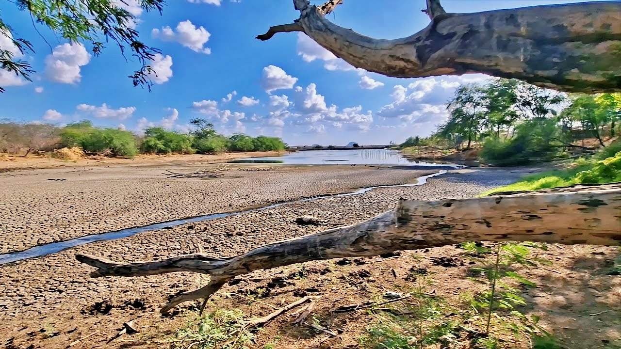 TRISTEZA NO SERTÃO: O CHÃO RACHOU E O AÇUDE ESTÁ SECANDO