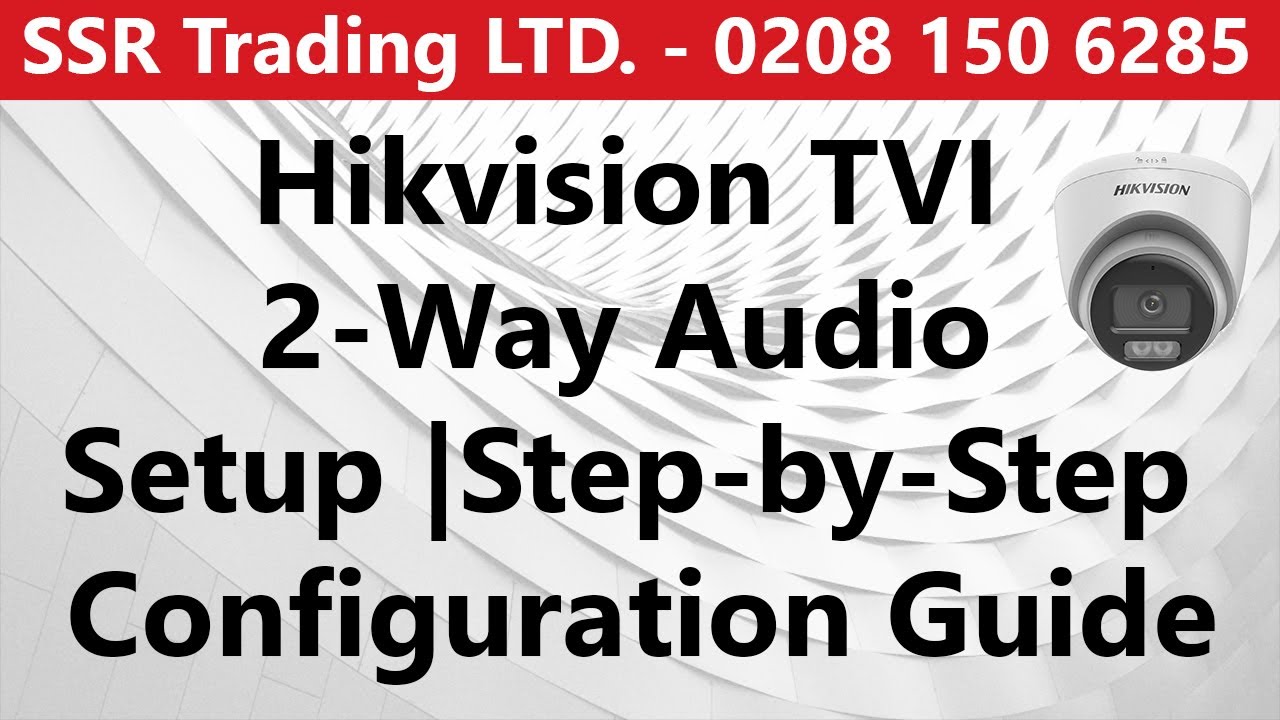 Настройка гибридной камеры Hikvision ColorVu с двусторонней аудиосвязью — пошаговое руководство п...