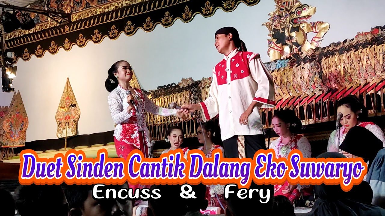 Sinden cantik dalang eko encus nyanyi lagu kembang rawe dan jambu alas