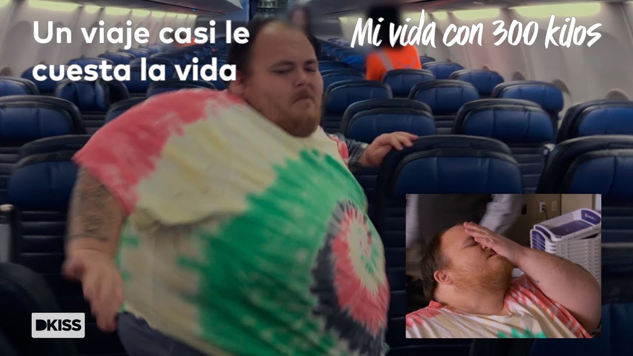El angustioso primer viaje en avión de Charles, de 300 kilos | Mi vida con 300 kilos