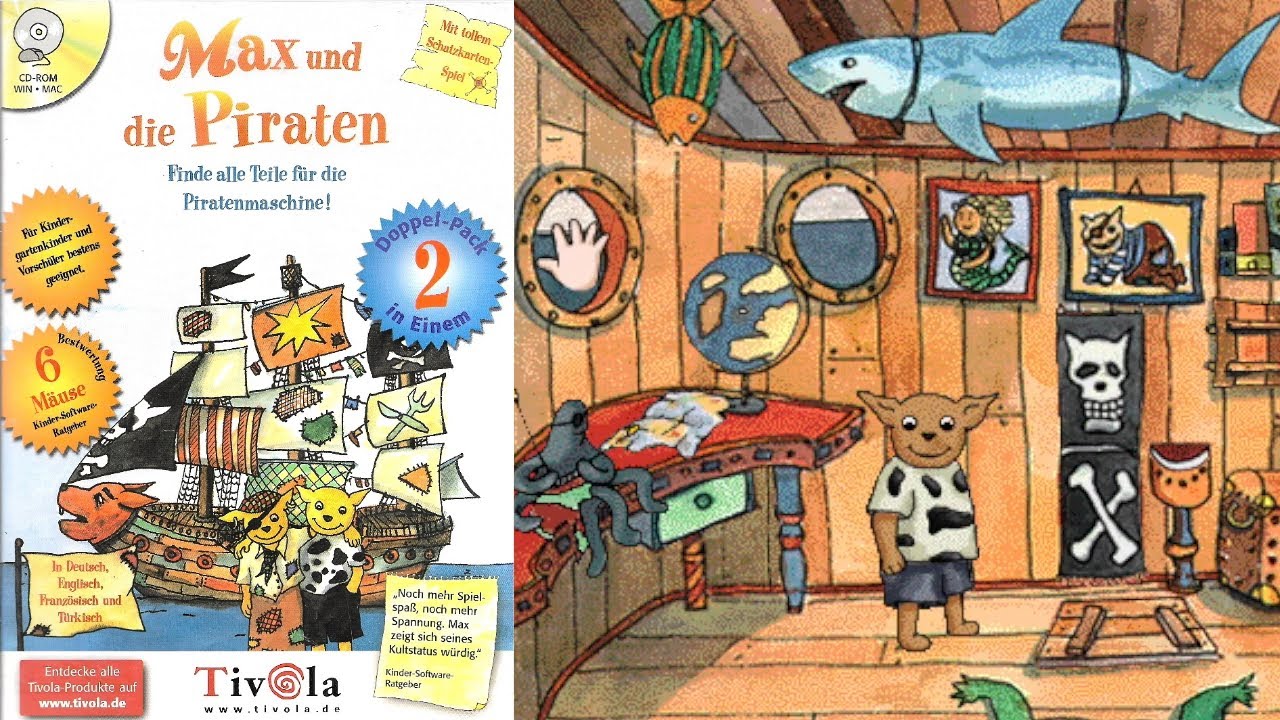Max und die Piraten Ganzes Spiel Longplay PC Deutsch Tivola