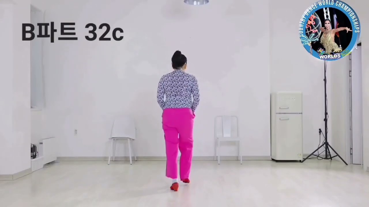 CÚRAME Walk through ADVANCED CUBAN #고급라인댄스 #차차차 #ChaCha #KFD #올림픽체조경기장 