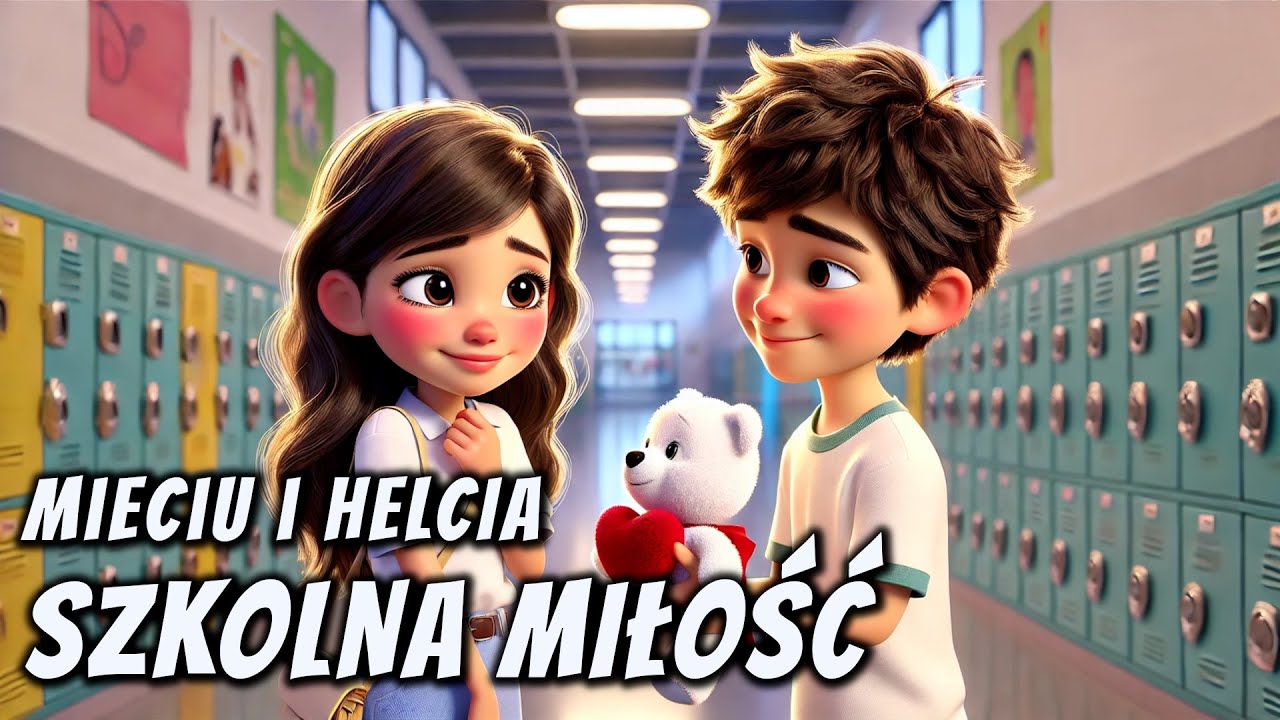💞🐻Mieciu i Helcia. Szkolna Miłość z 3 klasy. - Bajka do słuchania na dobranoc🎧
