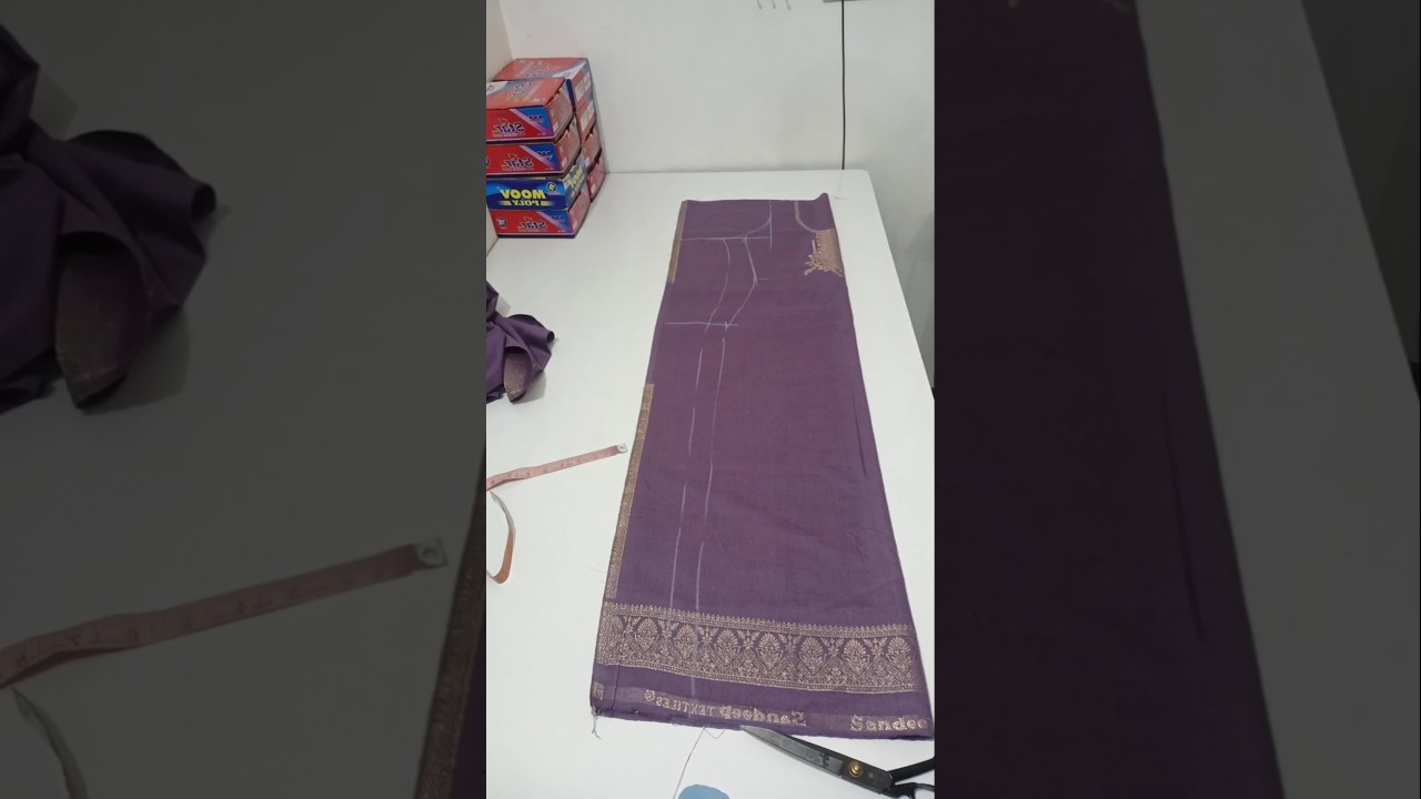 Pashmina suit cutting