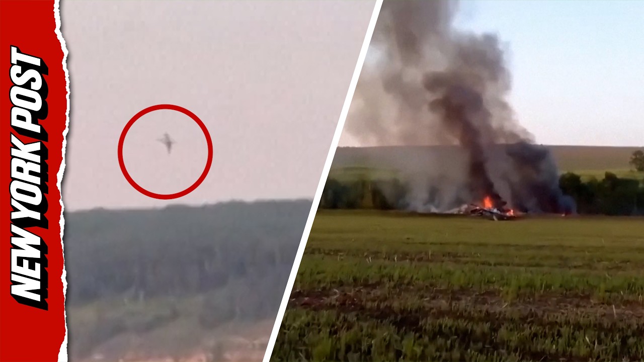 Russian Military Bomber Goes DOWN During Training Mission