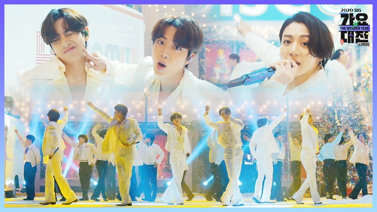 방탄소년단, 한겨울 디스코 파티 ♬Dynamite♬ㅣ2020 SBS 가요대전 in DAEGU(sbs 2020 K-Pop Awards)ㅣSBS ENTER.