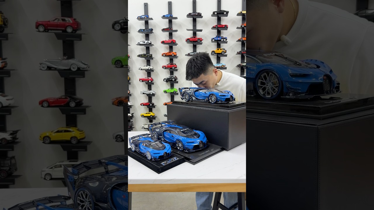 Распаковка масштабной модели Bugatti VISION GT Premium Model Car 1/12!! Всего 40 экземпляров в ми...