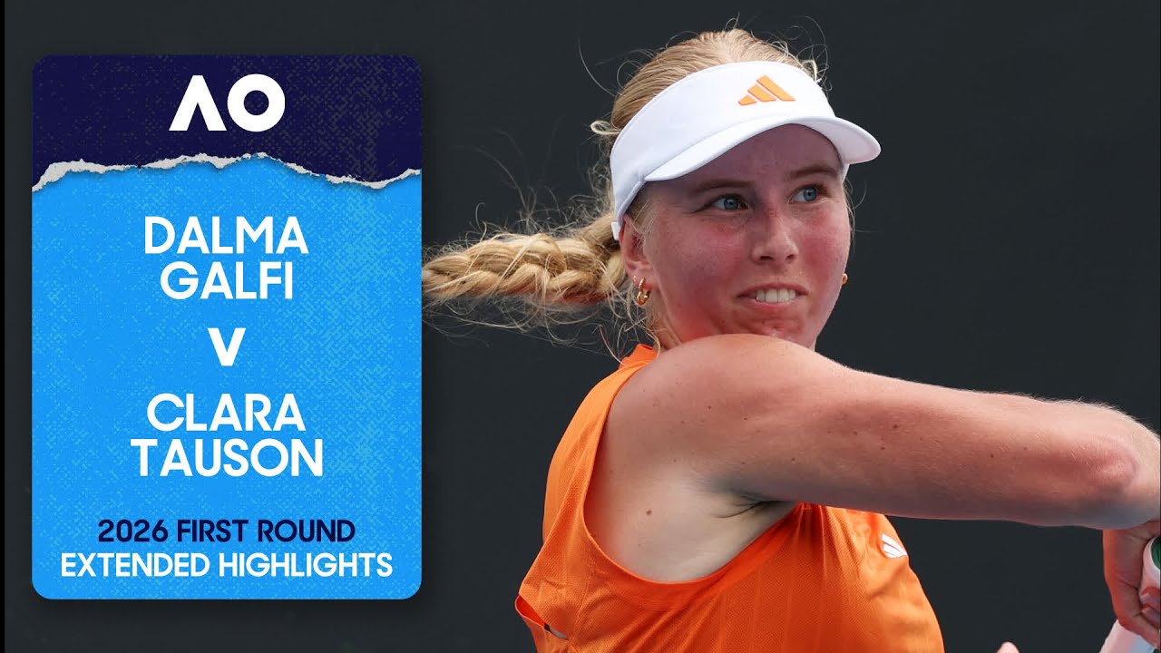 Dalma Galfi v Clara Tauson Extended Highlights | Australian Open 2026 First Round