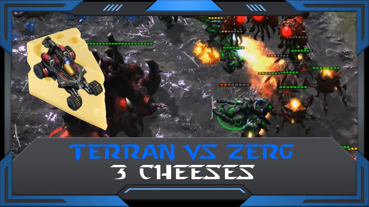 StarCraft 2 (RuFF Highlight): 3 Cheeses