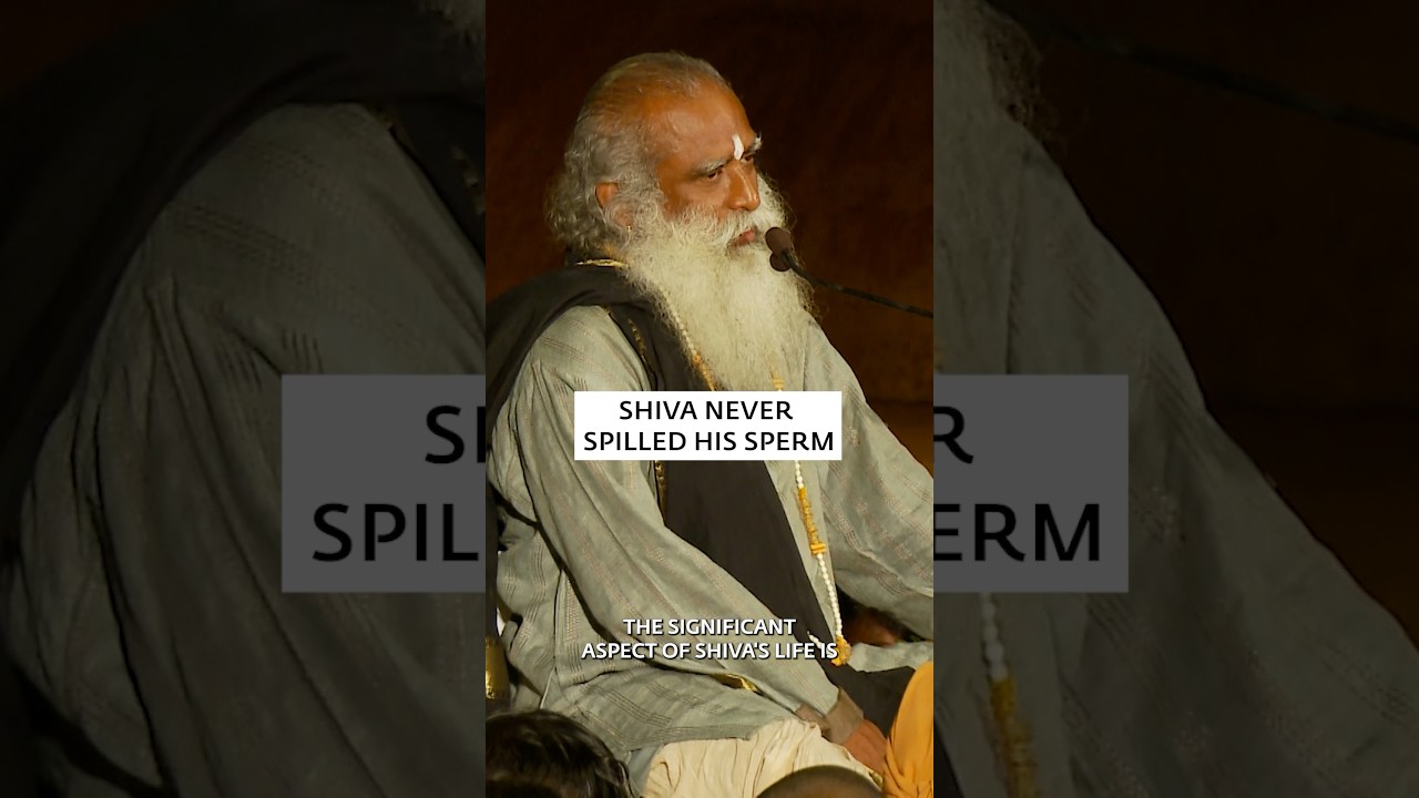 Why Shiva Never Spilled His Sperm | Sadhguru