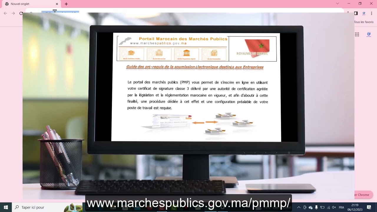 Installation de certificat classe 3 Barid esign avec l'inscription au portail des marché public