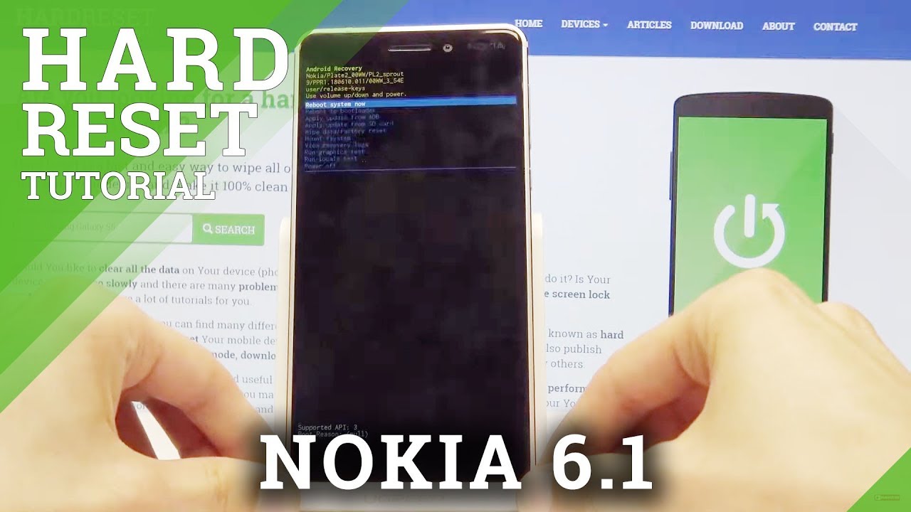 NOKIA 6.1 Hard Reset / Bypass Screen Lock