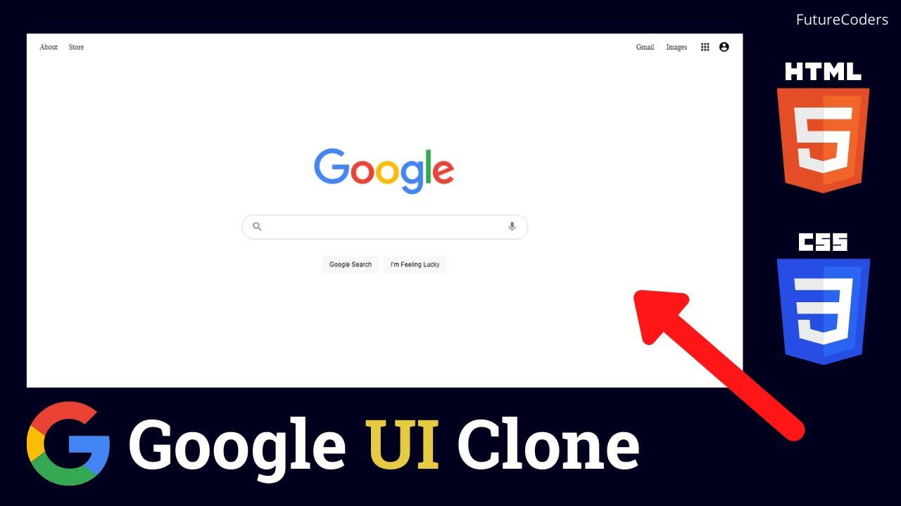 Как создать клон Google с помощью HTML и CSS — для начинающих