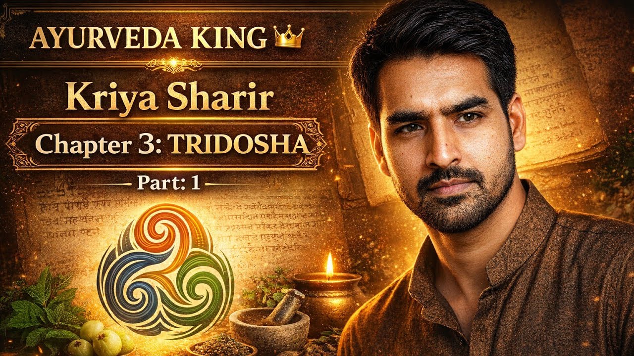 Chapter 3: TRIDOSHA (त्रिदोष) | BAMS 1st Year Lecture | Kriya Sharir | Vata Pitta Kapha Explained 