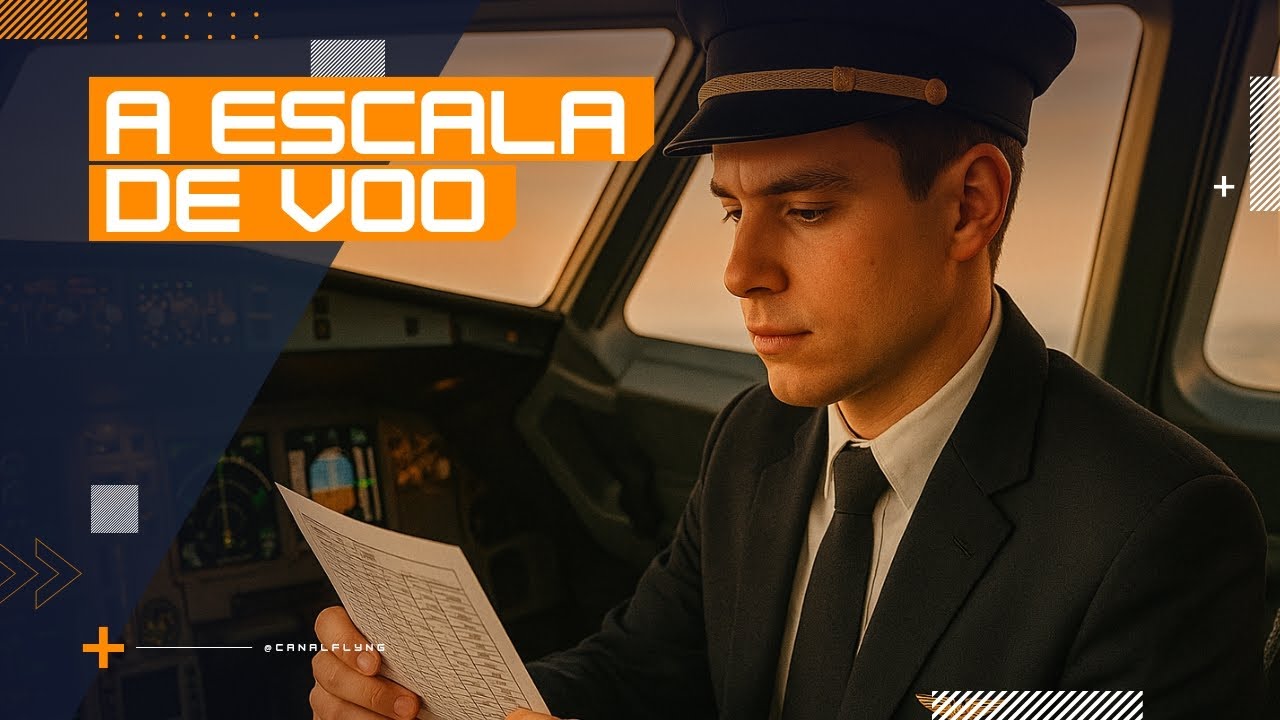 Como funciona a escala de um Piloto de avião?